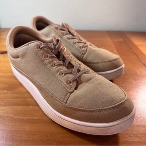 Allbirds Men's Canvas Pacer Sneakers - Hazy Beige - Men’s Size 12